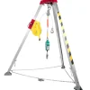 VEVOR Confined Space Rescue Tripod 1200lbs Winch with 8' Legs Confined Space Kit 98' Cable Rescue Tripod 32.8 Feet Fall Protection for Confined Space Rescue