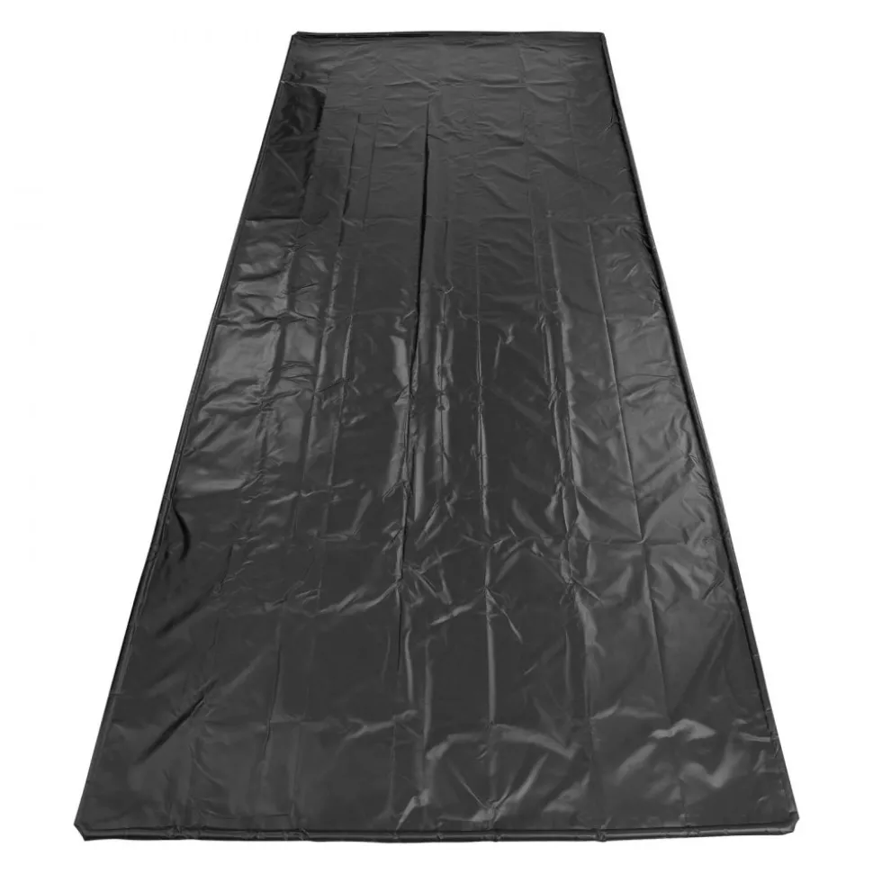 VEVOR Containment Mat, 8 ft 6 in x 20 ft, Non-Slip PVC Garage Floor Mat with a Cleaning Squeegee, Heavy Duty Durable Waterproof Protection from Snow, Rain and Mud for Cars SUVs Trucks Parking, Black