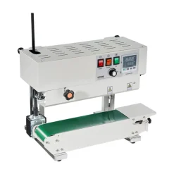 VEVOR Continuous Bag Band Sealing Machine, 0.24-0.47 in/6-12 mm Seal Width, Vertical Band Sealer Machine with Digital Temperature Control, Carbon Steel Bag Sealer for 0.02-0.8 mm Plastic Bags Films