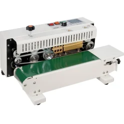 VEVOR Continuous Bag Band Sealing Machine, 0.24-0.47 in/6-12 mm Seal Width, Horizontal Band Sealer Machine with Digital Temperature Control, Carbon Steel Bag Sealer for 0.02-0.8 mm Plastic Bags Films