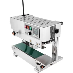 VEVOR Continuous Bag Band Sealing Machine, 0.24-0.47 in/6-12 mm Seal Width, Vertical Band Sealer Machine with Digital Temperature Control, Stainless Steel Bag Sealer for 0.02-0.8 mm Plastic Bags Films