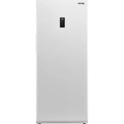 VEVOR Convertible Freezer/Refrigerator, 17 Cu.Ft Frost Free Upright Freezer with Temp Control Panel, Door Open too Long Alarm, Adjustable Shelves and LED, Standing Fridge for Kitchen, Office, Garage