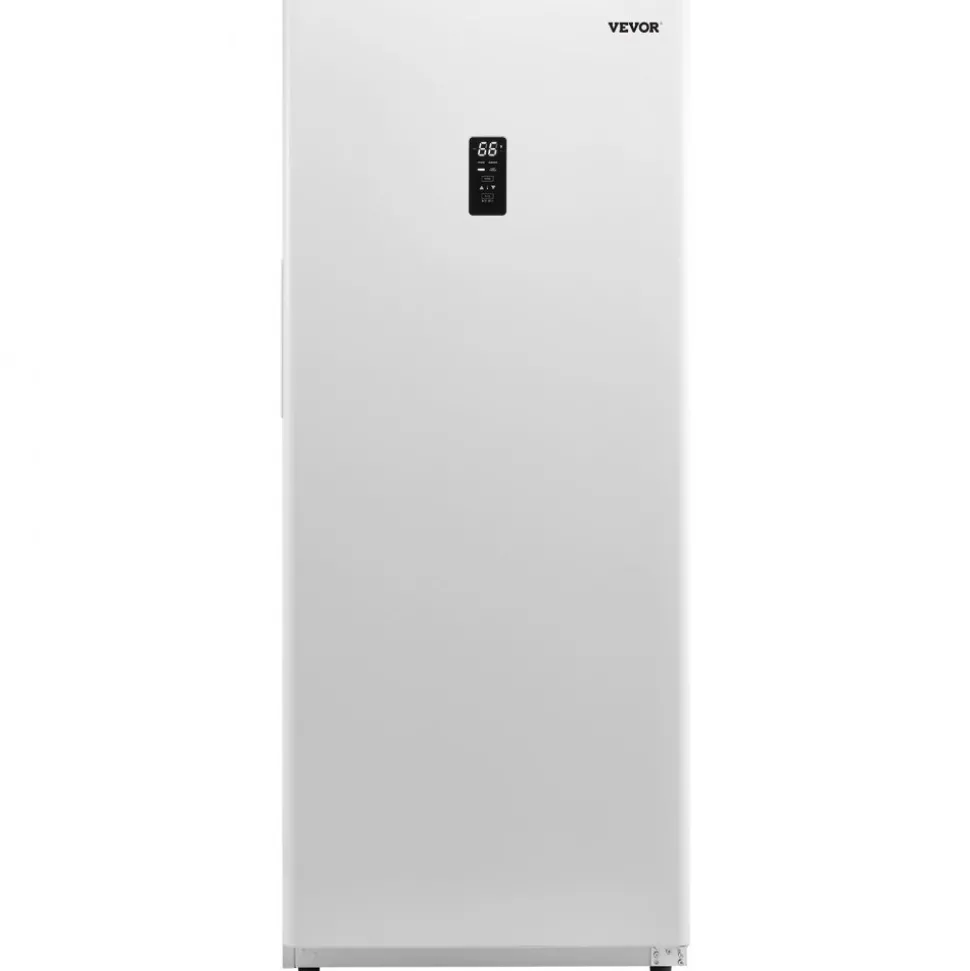 VEVOR Convertible Freezer/Refrigerator, 20.2 Cu.Ft Frost Free Upright Freezer with Temp Control Panel, Door Open too Long Alarm, Adjustable Shelves and LED, Standing Fridge for Kitchen, Office, Garage