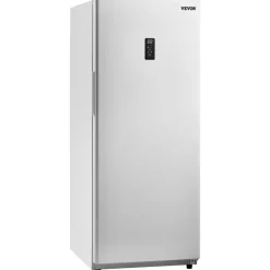 VEVOR Convertible Freezer/Refrigerator, 20.2 Cu.Ft Frost Free Upright Freezer with Temp Control Panel, Door Open too Long Alarm, Adjustable Shelves and LED, Standing Fridge for Kitchen, Office, Garage
