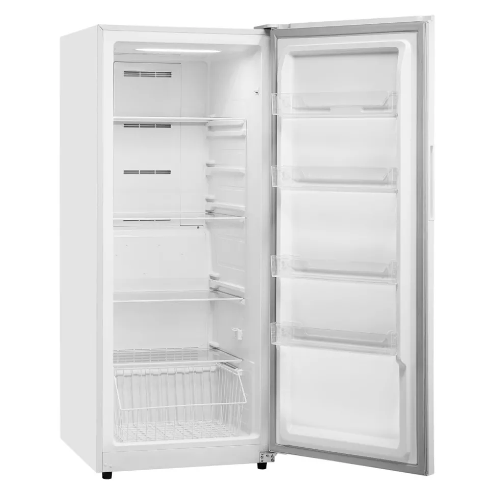 VEVOR Convertible Freezer/Refrigerator, 20.2 Cu.Ft Frost Free Upright Freezer with Temp Control Panel, Door Open too Long Alarm, Adjustable Shelves and LED, Standing Fridge for Kitchen, Office, Garage
