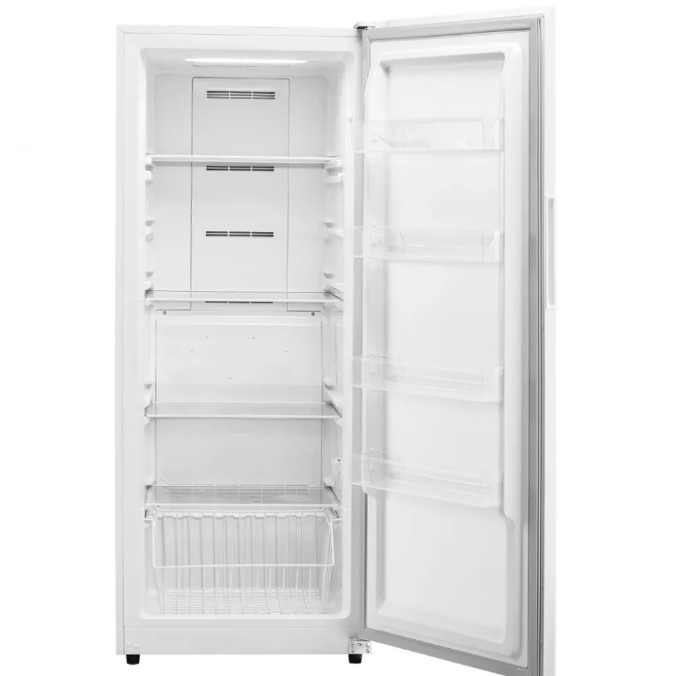 VEVOR Convertible Freezer/Refrigerator, 20.2 Cu.Ft Frost Free Upright Freezer with Temp Control Panel, Door Open too Long Alarm, Adjustable Shelves and LED, Standing Fridge for Kitchen, Office, Garage