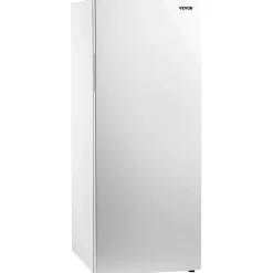 VEVOR Convertible Freezer/Refrigerator, 11 Cu.Ft Frost Free Upright Freezer with Temp Control Panel, Reversible Door, Adjustable Glass Shelves and LED, Standing Fridge for Kitchen, Office, Garage