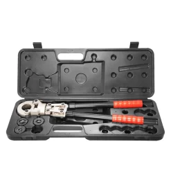 VEVOR Copper Press Tool Tube Fittings Crimping Kit, 360° Rotatable Press Crimper Tool with 1/2