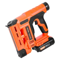 VEVOR Cordless Brad Nailer, 2-in-1 Nail Gun Staple Gun, 18 Gauge 1-1/4 inch, Includes 500 Pcs Staples and 500 Pcs Nails, with Battery and Charger, Non-Slip Rubber Grip, for Woodworking DIY Projects