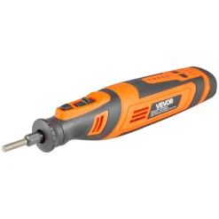 VEVOR Cordless Chainsaw Sharpener, 5-Speed Adjustable Electric Saw Chain Sharpener 5000-30000 RPM, Rechargeable Handheld Chainsaw Sharpening Tool with 4 Sharpening Heads & Angle Guide Attachment