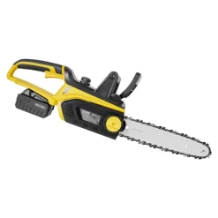 VEVOR Cordless Chainsaw, 20V 12-Inch Brushless Chainsaw Battery Powered, 4.0Ah Battery and Rapid Charger Included, Handheld Electric Chain Saw for Tree Felling, Wood Cutting, Pruning, and Trimming