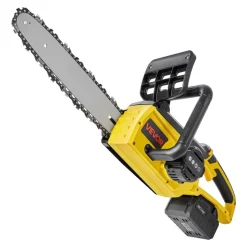 VEVOR Cordless Chainsaw, 20V 12-Inch Brushless Chainsaw Battery Powered, 4.0Ah Battery and Rapid Charger Included, Handheld Electric Chain Saw for Tree Felling, Wood Cutting, Pruning, and Trimming