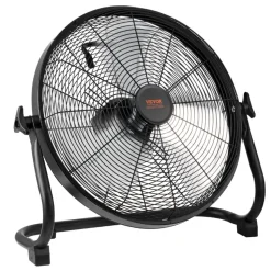 VEVOR Cordless Fan 16 in, Portable Quiet Personal Fan for Home or Office, 360 Degree Manual Pivoting Head, Stepless Speed Regulation High Velocity Cordless Fan, Heavy Duty Metal Industrial Floor Fans