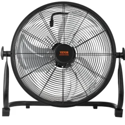 VEVOR Cordless Fan 16 in, Portable Quiet Personal Fan for Home or Office, 360 Degree Manual Pivoting Head, Stepless Speed Regulation High Velocity Cordless Fan, Heavy Duty Metal Industrial Floor Fans