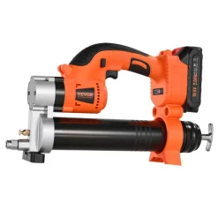 VEVOR Cordless Grease Gun, 8000 PSI Max Pressure, 20V Electric Grease Gun with 2.0 Ah Battery & LED Light, 30-inch Long Hose & Carrying Case, Variable Speed Triggers, Vehicles or Machines Greasing