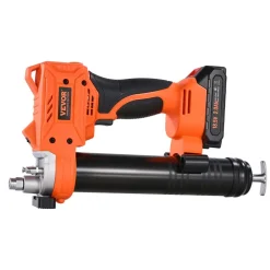 VEVOR Cordless Grease Gun, 8000 PSI Max Pressure, 20V Electric Grease Gun with 2.0 Ah Battery & LED Light, 35.4-inch Long Hose & Carrying Case, Variable Speed Triggers, Vehicles or Machines Greasing