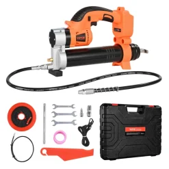 VEVOR Cordless Grease Gun, 8000 PSI Max Pressure, Electric Grease Gun with LED Light & 35.4-inch Long Hose, Compatible with 18V Makita Batteries, Suitable for Greasing Vehicles or Machines(Tool Only)