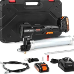 VEVOR Cordless Grease Gun, 20-Volt, 10,000 PSI, 39
