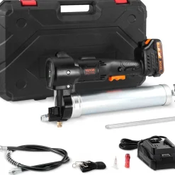 VEVOR Cordless Grease Gun, 20-Volt, 10,000 PSI, 39