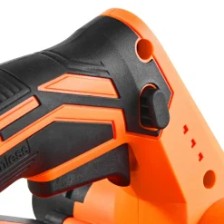 VEVOR Cordless Handheld Planer, 3-1/4-Inch Cut Width, 15000 RPM Electric Hand Wood Planer with Brushless Motor, Adjustable Cut Depth for Woodworking, Compatible with VEVOR 18V Battery (Bare Tool Only)