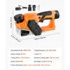 VEVOR Cordless Handheld Planer, 2-1/5-Inch Cut Width, 14500 RPM Electric Hand Wood Planer with 2 Ah 12V Lithium Battery, Brushless Motor, Adjustable Cut Depth, 2 Blades, for Woodworking Wood Chamfer