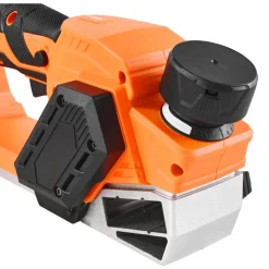 VEVOR Cordless Handheld Planer, 2-1/5-Inch Cut Width, 14500 RPM Electric Hand Wood Planer with 2 Ah 12V Lithium Battery, Brushless Motor, Adjustable Cut Depth, 2 Blades, for Woodworking Wood Chamfer