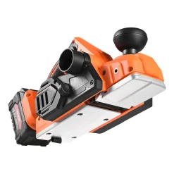 VEVOR Cordless Handheld Planer, 3-1/4-Inch Cut Width, 15000 RPM Electric Hand Wood Planer with 4.0 Ah 18V Lithium Battery, Brushless Motor, Adjustable Cut Depth, Dust Collection Bag, for Woodworking