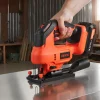 VEVOR Cordless Jig Saw, 20 V, 3000 SPM Blade Speed, Cordless Jigsaw with Battery and Charger, LED Light, 6 Variable Speed, 0- 45° Bevel Cuts, with 6 pcs Blades, 4 Orbital Settings, for Wood, Metal