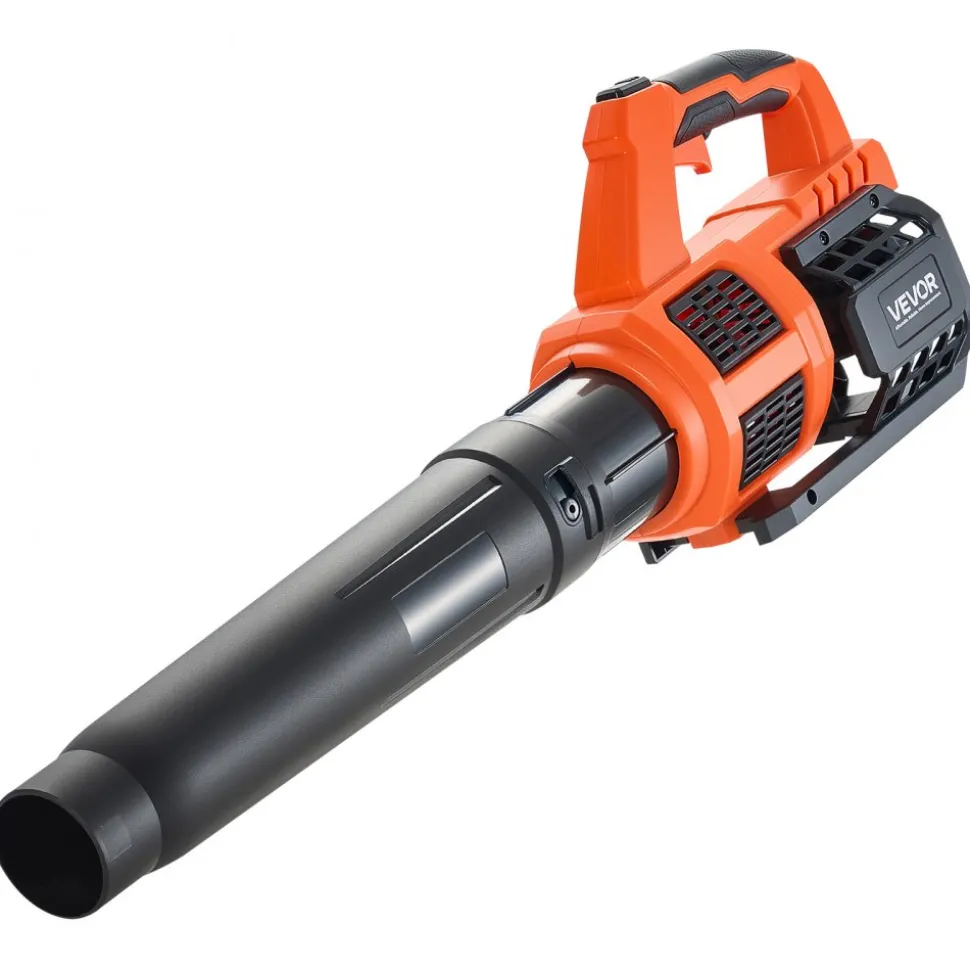 VEVOR Cordless Leaf Blower, 20V Powerful Electric Leaf Blower with 2.0Ah Battery, Fast Charging & Quiet Operation, 2 Speed Control, 450 CFM/110 MPH Lightweight Powered Blowers for Leaves Lawn Care