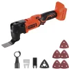 VEVOR Cordless Oscillating Tool, 20V Multitool Oscillating Tool with 6 Variable Speeds 8500 - 17000 OPM, 3.2° Oscillating Angle, 8PCS Saw Accessories & LED Work Light (Battery Pack Not Included)