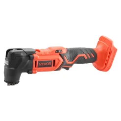 VEVOR Cordless Oscillating Tool, 20V Multitool Oscillating Tool with 6 Variable Speeds 8500 - 17000 OPM, 3.2° Oscillating Angle, 8PCS Saw Accessories & LED Work Light (Battery Pack Not Included)