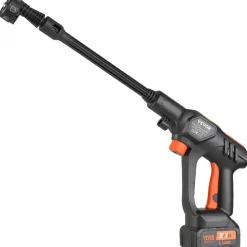 VEVOR Cordless Pressure Washer, 652-PSI 1.1 GPM Portable Power Cleaner, Handheld High-Pressure Car Washer Gun with 4.0Ah Battery, Charger, 6-in-1 Nozzle, for Home/Floor Cleaning & Watering