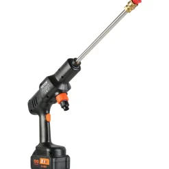 VEVOR Cordless Pressure Washer, 580-PSI 1.1 GPM Portable Power Cleaner, Handheld High-Pressure Car Washer Gun with 4.0Ah Battery, Charger, 6-in-1 Nozzle, for Home/Floor Cleaning & Watering