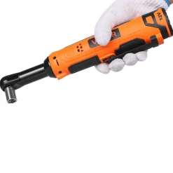 VEVOR Cordless Ratchet Wrench, 3/8 inch Drive, 230 RPM, up to 33 ft-lbs of Torque, Battery Powered Electric Ratchet Wrench Set with Two 2.0Ah Batteries, Charger, Sockets, Adaptor and Carrying Case