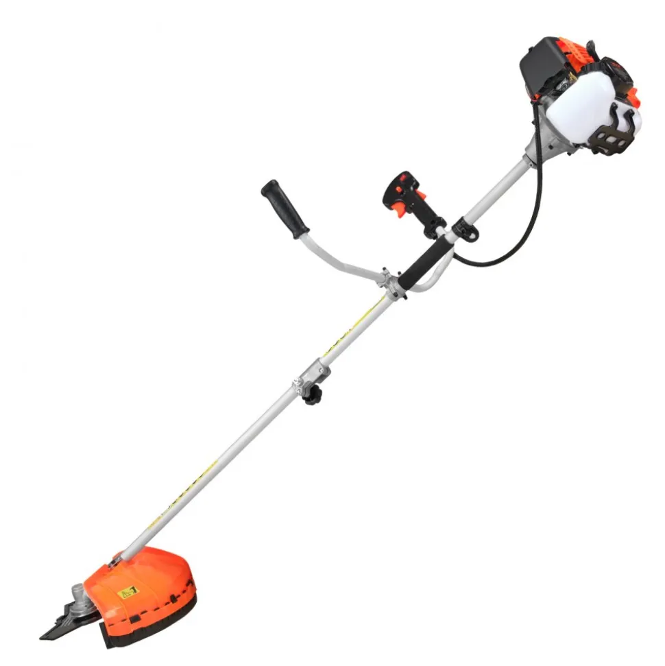 VEVOR Cordless String Trimmer, 43 cc 2-Stroke, Gas Powered Weed Wacker, 17" Cordless Grass Trimmer, Multi-Functional Lawn Edger with Shoulder Strap & 3T Blade, Weed Eater for Quick Grass Cleaning
