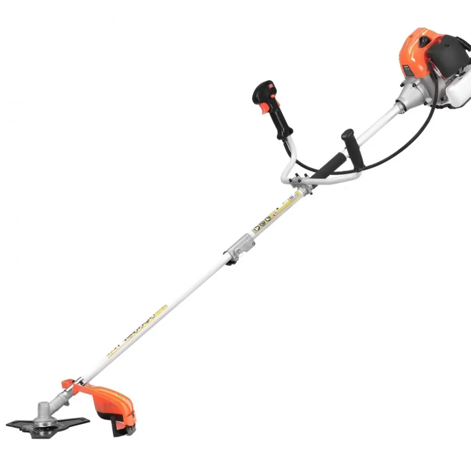 VEVOR Cordless String Trimmer, 43 cc 2-Stroke, Gas Powered Weed Wacker, 17" Cordless Grass Trimmer, Multi-Functional Lawn Edger with Shoulder Strap & 3T Blade, Weed Eater for Quick Grass Cleaning