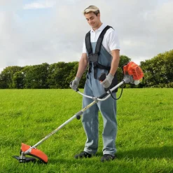VEVOR Cordless String Trimmer, 52 cc 2-Stroke, Gas Powered Weed Wacker, 17
