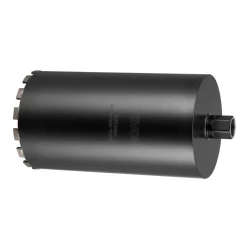 VEVOR Core Drill Bit, 2-1/2 inch Diameter, 9-1/2 inch Drilling Depth, 5/8-11 Internal Thread, Diamond Dry Coring Bit with 3 Adapters, Pilot Drill and Hex Wrench, for Concrete, Red Bricks, and Masonry