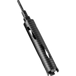 VEVOR Core Drill Bit, 2 inch Diameter, 9-1/2 inch Drilling Depth, 5/8-11 Internal Thread, Diamond Dry Coring Bit with 3 Adapters, Pilot Drill and Hex Wrench, for Concrete, Red Bricks, and Masonry