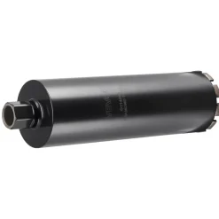 VEVOR Core Drill Bit, 4-1/2 inch Diameter, 14 inch Drilling Depth, 1-1/4 in-7 Internal Thread, High-Precision Welding Technology, Wet Diamond Core Bit for Reinforced Concrete, Bricks, and Masonry
