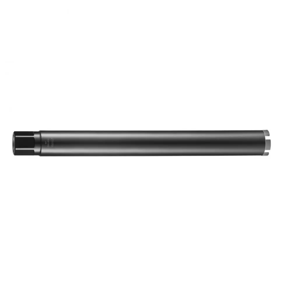 VEVOR Core Drill Bit, 2" Wet Diamond Core Drill Bits, 14" Drilling Depth Concrete Core Drill Bit with Saw Blade, 1-1/4"-7 Inner Thread, Laser Welding, Diamond Wet Coring Bit for Concrete Brick