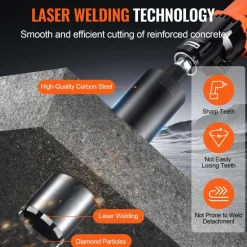 VEVOR Core Drill Bit, 4.25