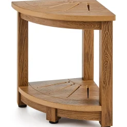 VEVOR Corner Shower Bench, 16.5