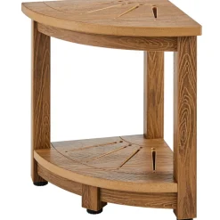 VEVOR Corner Shower Bench, 16.5