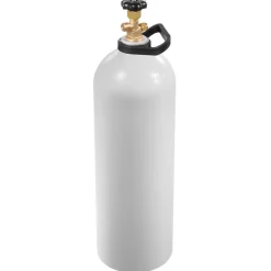 VEVOR CO2 Tank, 20 lbs New Aluminum Alloy Cylinder, CO2 Air Tank with Light Spray Coating, CGA320 Valve, Handle & Purple Copper Siphon, DOT Approved Cylinder for Draft Beer Dispensing and Soda Maker