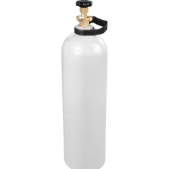 VEVOR CO2 Tank, 15 lbs New Aluminum Alloy Cylinder, CO2 Air Tank with Light Spray Coating, CGA320 Valve, Handle & Adjustable Pressure, DOT Approved Cylinder for Draft Beer Dispensing and Soda Maker