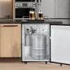 VEVOR CO2 Tank, 2.5 lbs New Aluminum Alloy Cylinder, CO2 Air Tank with Light Gray Spray Coating, CGA320 Valve & Adjustable Pressure, DOT Approved Cylinder for Draft Beer Dispensing and Soda Maker