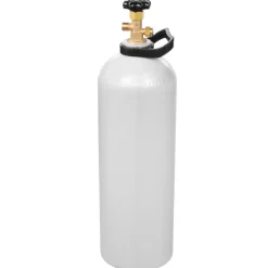 VEVOR CO2 Tank, 10 lbs New Aluminum Alloy Cylinder, CO2 Air Tank with Light Spray Coating, CGA320 Valve, Handle & Adjustable Pressure, DOT Approved Cylinder for Draft Beer Dispensing and Soda Maker