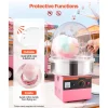 VEVOR Cotton Candy Machine Cover, Transparent Acrylic Dome Bubble Shield, Cotton Candy Machine Bubble Shield Compatible with 15inch Cottons Candies Machines Bowl for Party, Shops, Bottom Groove Design