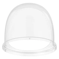 VEVOR Cotton Candy Machine Cover, Transparent Acrylic Dome Bubble Shield, Cotton Candy Machine Bubble Shield Compatible with 15inch Cottons Candies Machines Bowl for Party, Shops, Bottom Groove Design